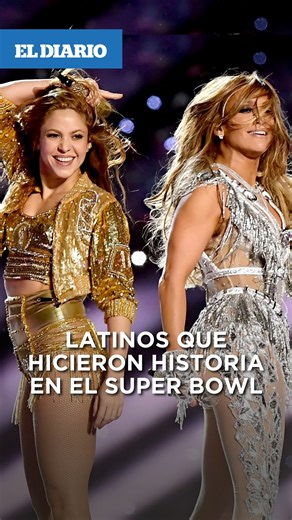 Los latinos que brillaron en el show de medio tiempo del Super Bowl Bad Bunny hará historia en el Super Bowl LX como el primer solista latino en encabezar el Halftime Show cantando mayoritariamente en español. Pero su llegada no es casualidad: artistas como Gloria Estefan, Shakira y Jennifer Lopez ya habían marcado el camino en uno de los escenarios más vistos del planeta. #ElDiario #Entretenimiento #SuperBowl #BadBunny #Shakira | El Diario Nueva York