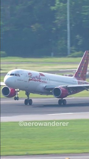 BATIK AIR A320-200 landing at Singapore Changi Airport #shorts #aviation #batikair #a320 #landing