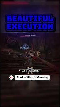 Executing the Thousand Sons Terminator Sorcerer #spacemarine2 #gaming #youtubegaming