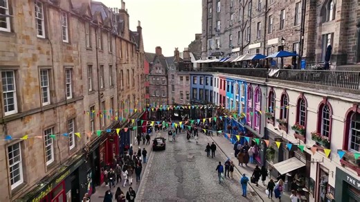 Aerial magic: Flying over real Harry Potter locations