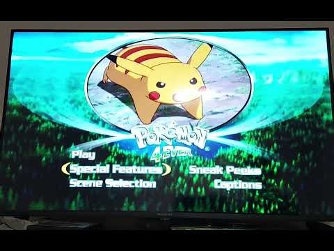 Pokémon 4Ever (2002: USA) 2003 DVD Menu Walkthrough 