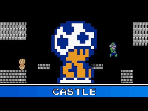 Castle Theme 8 Bit Remix - New Super Mario Bros. Wii