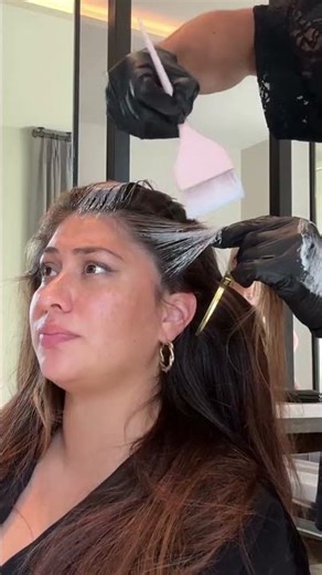 Quick Face Frame Balayage by @colorbycarlos