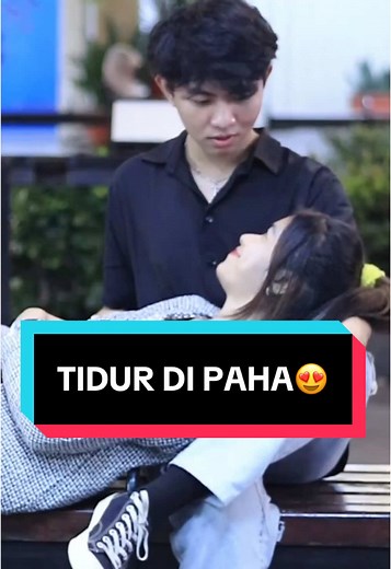 Tutorial Tidur di Paha Ayang - Febby J Tamara Prank