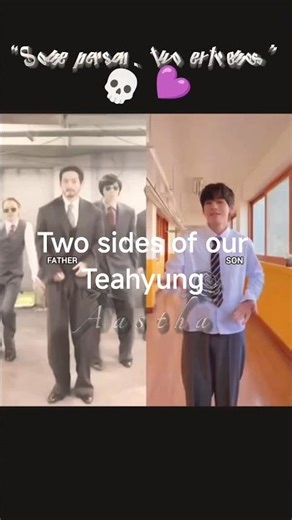 Same Person Two Extremes 😳💜 BTS Dual Personality Edit #Shorts