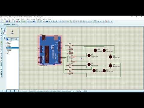 Rotating LED light Using Arduino