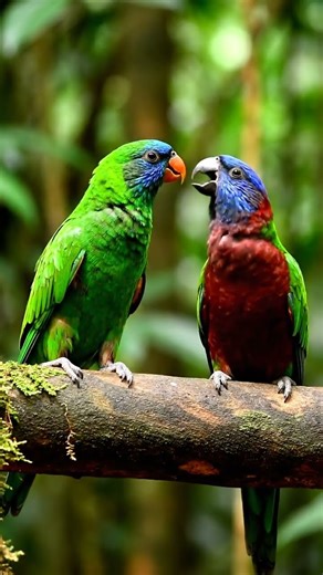 Parrots arguing #animalfight #wildlife #wildlifeentertainment