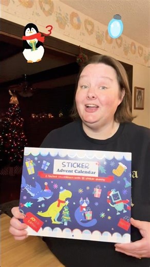 Day 3 Opening Our Sticker Advent Calendar