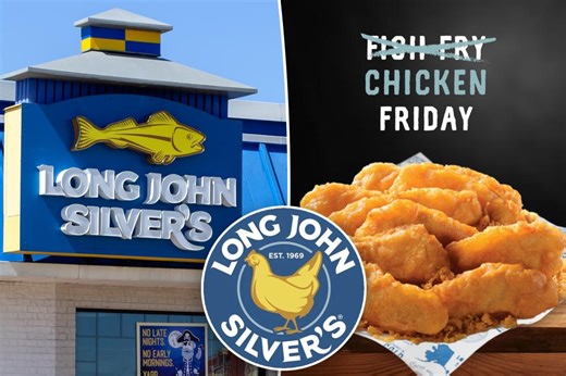 Long John Silver’s just ditched its fish logo — because fried chicken has taken over fast food