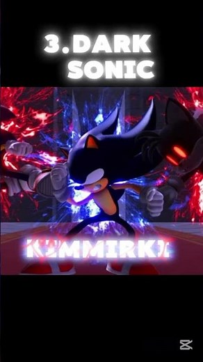 Top 5 Sonic's evil forms #sonic #sonicthehedgehog #darksonic #fleetwaysupersonic #sonicedit
