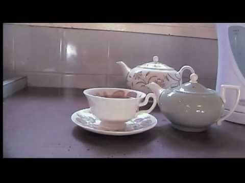 MAKING AN ENGLISH CUP OF TEA.