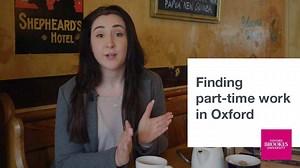 9.1K views · 57 reactions | Getting a part-time job whilst studying is not only a great way to earn some extra money, it’s also a good way to learn new skills and make new friends. Join Catrin as she discusses part-time work opportunities in Oxford. | Oxford Brookes University | Facebook