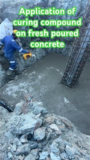 Application of curing compound