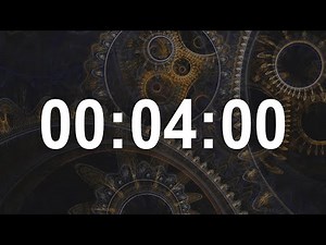 4 Minute countdown Timer - Timer & Alarm - 240 Seconds Timer