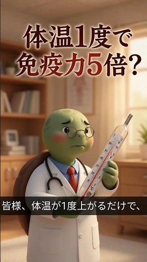 【驚愕】体温が1度上がると免疫力5倍？病気を寄せ付けない30秒の習慣