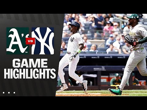 A's vs. Yankees Game Highlights (6/29/25) | MLB Highlights