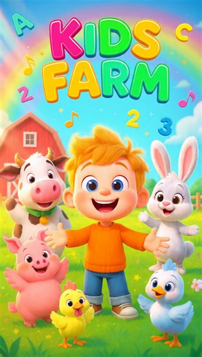 Kids - Nursery Rhymes Song on Instagram: "Kids Farm Song Learn ABC & 123 Fun Dance Song for Kids | Kids Nursery Rhymes Song"