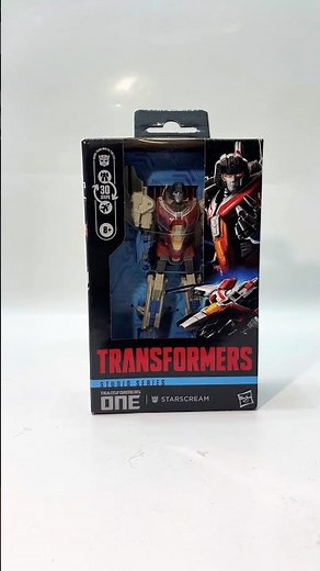 Unboxing Transformers Studio Series Transformers One Starscream