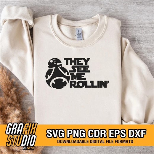 Star Wars Droid Rollin SVG Cut File, BB-8 Trip Shirt Design, Funny Star Wars Vacation SVG, Cricut Silhouette Premium Digital Download - Etsy New Zealand