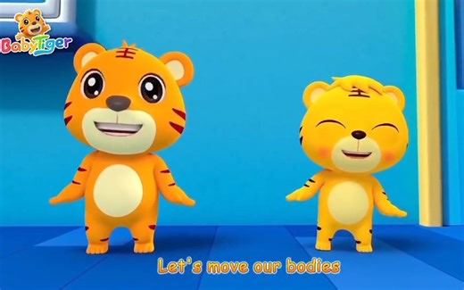 贝乐虎BabyTiger英语儿歌动画系列 Let's Move 运动起来