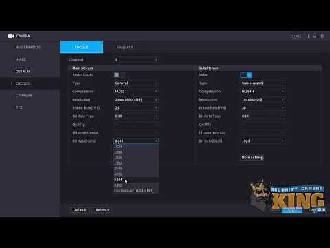 How to Adjust your CCTV Audio and Video Quality Settings