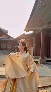 71K views · 2.2K reactions |  Royal Hanbok – Autumn Masterpiece Hanbok Lina proudly presents an exclusive design in elegant gold and ivory tones, adorned with delicate golden embroidery. The long flowing ribbon and premium accessories create a regal beauty inspired by the Joseon palace.✨ Visit Hanbok Lina and be the first to experience this stunning royal design! ✨#Hanboklina #Hanbok #경북궁 #한복 #hanbokhanquoc | Hanbok Lina | Facebook