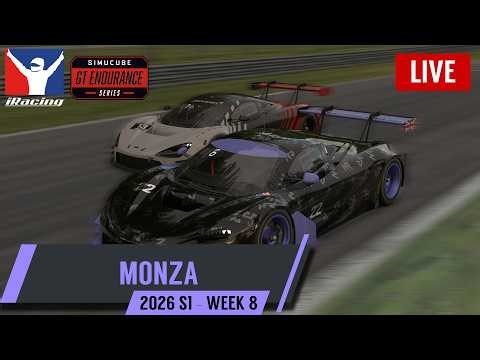 🔴Live | iRacing: Simucube GT Endurance Series (Round 8 @ Monza)