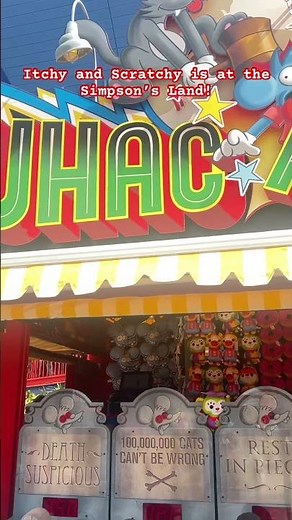 Universal Studios - The Simpsons Land - Itchy and Scratchy is at the Simpson’s Land! #thesimpsons