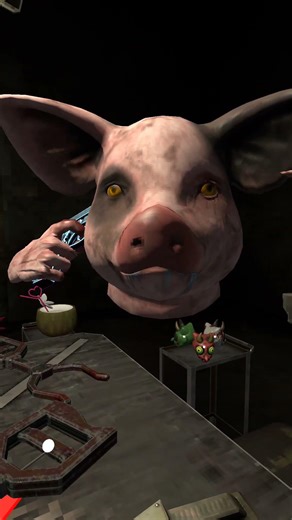 Goodbye Mr pig (Game is Devil's Roulette) #shorts