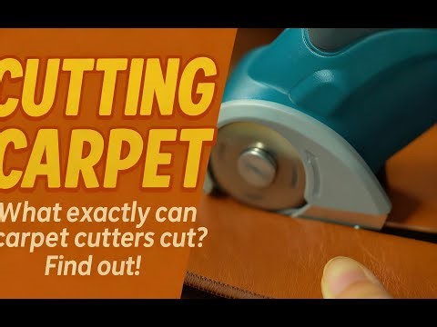 Carpet Cutter Review Features Explained + Cutting Test on Multiple Materials