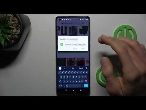 Comment ajouter un raccourci de site web sur l'écran d'accueil du MOTOROLA Edge Plus 2022