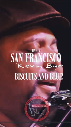 San Francisco! ✨Award-winning Kevin Burt is coming to Biscuits and Blues on October 24 & 25!🎵 All the way from the Midwest- Kevin Burt is recognized internationally for his powerful voice and soulful solo-songwriting. Often compared to Bill Withers or Keb' Mo, Kevin Burt swept audiences away in 2018 after winning 3 awards in the Internation Blues Contest. Don't miss this unique and heartwarming show! 🌉 🔹Oct 24 & 25 Two Shows each night! 🎟️Tickets $30-$35 All Ages Welcome On-Sale Now! Live at