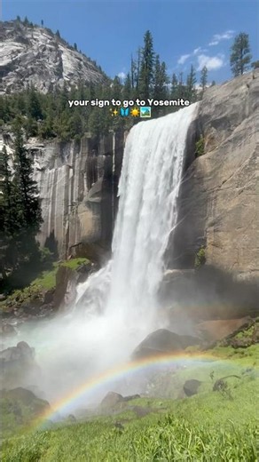 Your sign to go to Yosemite ✨🦋☀️🏞️ #nationalpark #yosemite