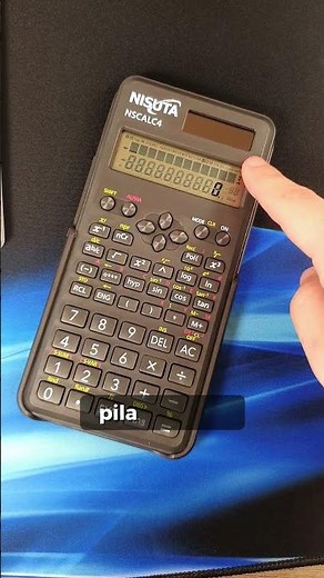 Calculadora científica Nisuta NSCALC4