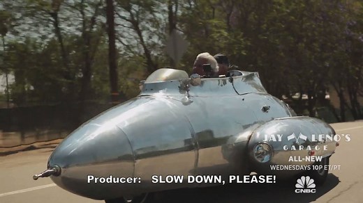 Watch out! Jay Leno cheats death tonight on an all-new Jay Leno's Garage at 10p ET/PT on CNBC! | CNBC