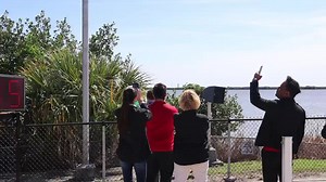 5.9K views · 298 reactions | Falcon 9 Launch of Axiom Space’s Ax-1 mission to the International Space Station from our Feel the Heat location! Launched: April 8, 2022 at 11:17 am EST. #ax1 #axiomspace #rocketlaunch | Kennedy Space Center Visitor Complex | Facebook