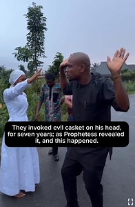 They evoked ev!l casket on is head;as Prophetess Divine revealed it, and this happened. | Geegee TV