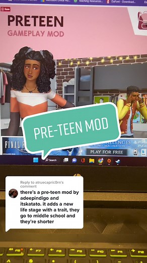 The Sims 4 Pre-Teen Mod: Enhancing Teenage Life in Sims 4