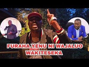 CHUKUA PESA KWA UHURU LAKINI WACHANA NA ODM PLEASE! Gaucho FIRES Sifuna's Speech at Jirongo's Burial