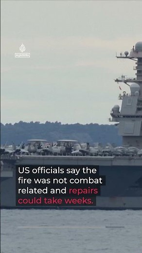 World's largest warship USS Gerald R. Ford limps into Croatia for repairs after leaving Middle East