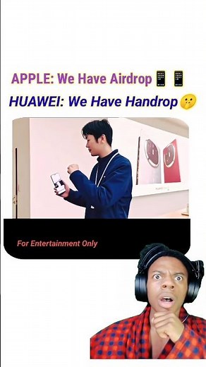 APPLE Airdrop VS HUWAEI Handrop ☠️ confess your love funk #shorts #song