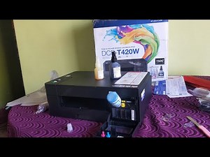 Brother DCP-T420W | Bother Wireless Printer | Unboxing and Setup