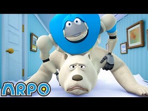 POLAR BEAR BREAK-IN! 🐻‍❄️ ARPO the Robot Full Episodes | Season 1 - Episode 47-48 | Kids Cartoons