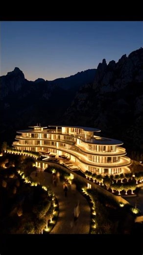 Luxury Mountain Resort Villa | Beautiful Modern Mountain House Design | 3D Build