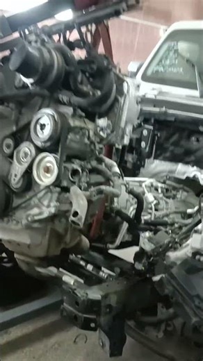 Jeep Wrangler remove engine