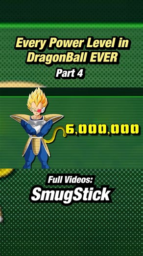 Every Power Level in Dragon Ball - Part 4 #dragonball #dragonballz #goku #toriyama #TikTokStoriesContest