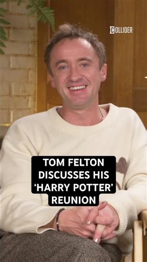 Tom Felton Discusses His Harry Potter Reunion 🪄#harrypotter #tomfelton #danielradcliffe