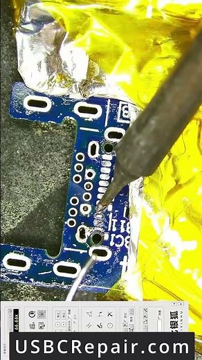 USB C repair USB TYPE C charge port jack repair replacement fix lenovo motherboard how to #shorts