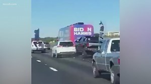 Trump, Cornyn, FBI and local activists react to Trump Train-Biden Bus incident