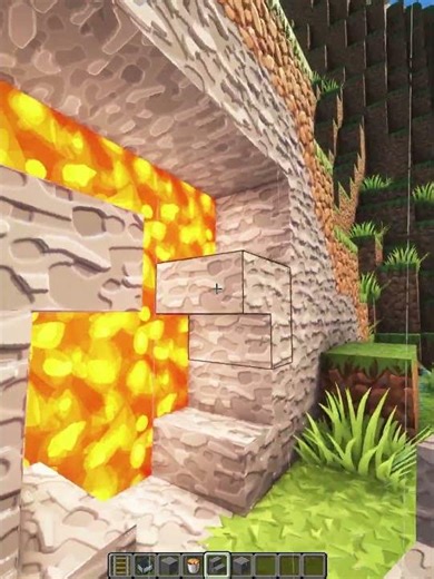 Minecraft LAVA Door💀